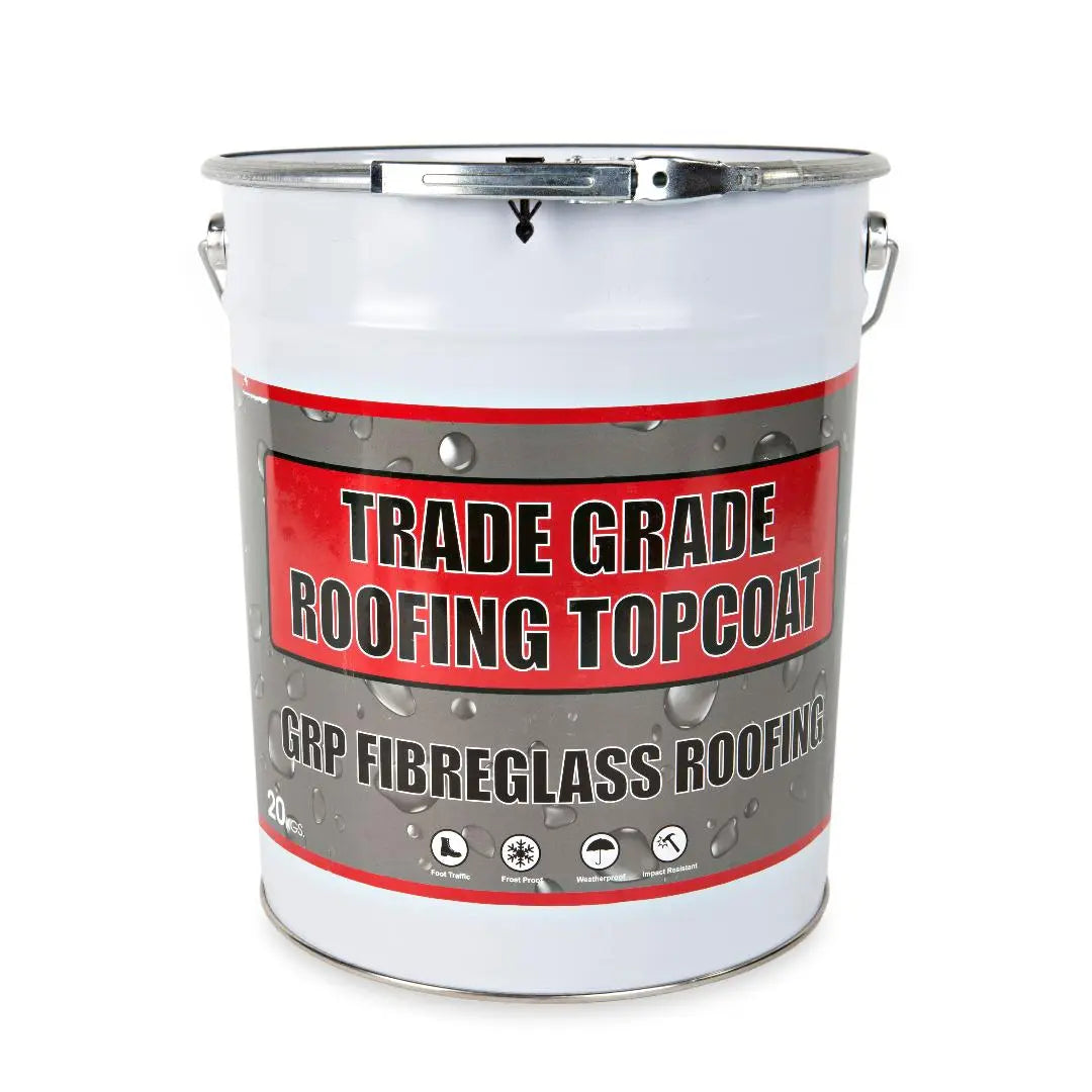 GRP Roofing Topcoat /Free Catalyst/ Free Delivery Apex Fibreglass Roofing Supplies