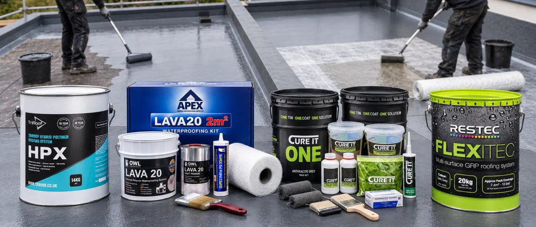 HPX vs Flexitec vs Lava 20 vs Cure It ONE: Which Flat Roof Overlay System Is Best?