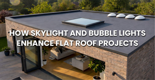 How Skylight and Bubble Lights enhance Flat Roof Projects - Apex