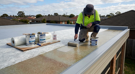 Getting a fibreglass roofing kit isn't always a good idea. This guide helps you figure out how much resin, matting, topcoat, catalyst, and trims you need for a 24m² roof, whether it's an odd shape, a repair job, or if you need to order certain items.