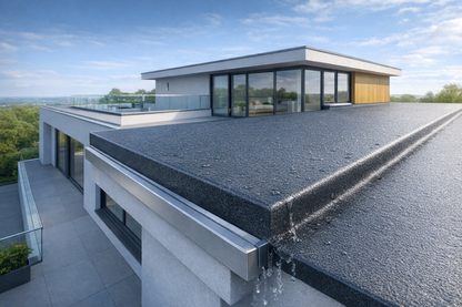 600grm GRP Fibreglass Roofing Kit with Dark Iron Grey Topcoat ideal for flat and green roofs, featuring durable grp roofing kits suitable for DIY and professionals.