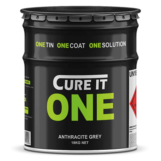 Cure It ONE GRP Roofing Resin 18kg – Anthracite Grey