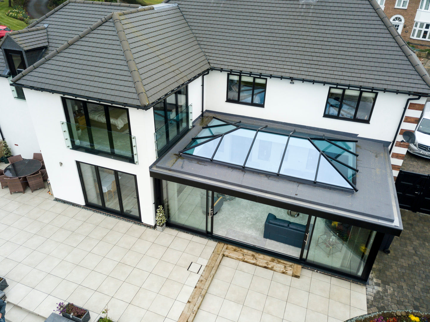 Wendland Roof Lantern showcasing custom size, easy installation, energy-efficient features, and self-cleaning glass, perfect for enhancing natural light in homes.