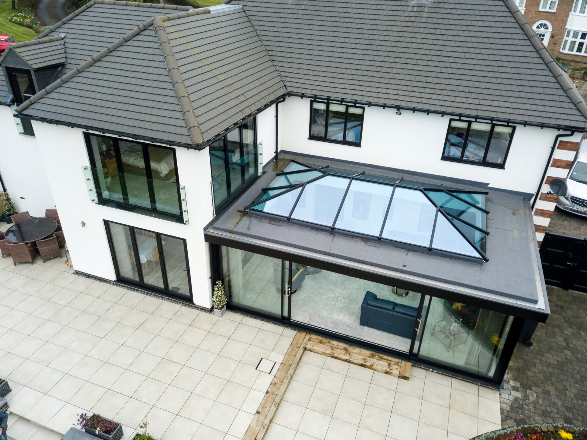 Wendland Roof Lantern showcasing custom size, easy installation, energy-efficient features, and self-cleaning glass, perfect for enhancing natural light in homes.