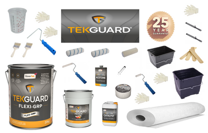 Tekshield 16m² to 100m2 Roof Kit 450g - 20 Year Guarantee