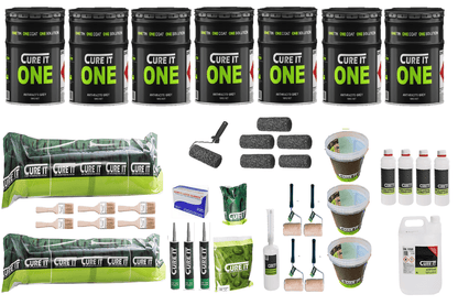 Cure It ONE Roof Kits - Anthracite Grey, Fast Single Coat Application, 20 - Year Guarantee - Apex