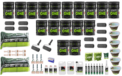 Cure It ONE Roof Kits - Anthracite Grey, Fast Single Coat Application, 20 - Year Guarantee - Apex