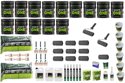 Cure It ONE Roof Kits - Anthracite Grey, Fast Single Coat Application, 20 - Year Guarantee - Apex