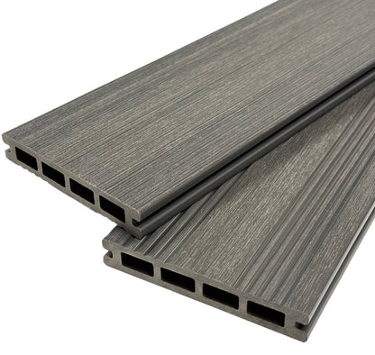 Hollow Composite Dual Sided Decking Board – 3.66m | 5 Colours - Apex