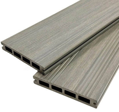 Hollow Composite Dual Sided Decking Board – 3.66m | 5 Colours - Apex