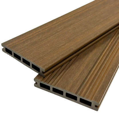 Hollow Composite Dual Sided Decking Board – 3.66m | 5 Colours - Apex