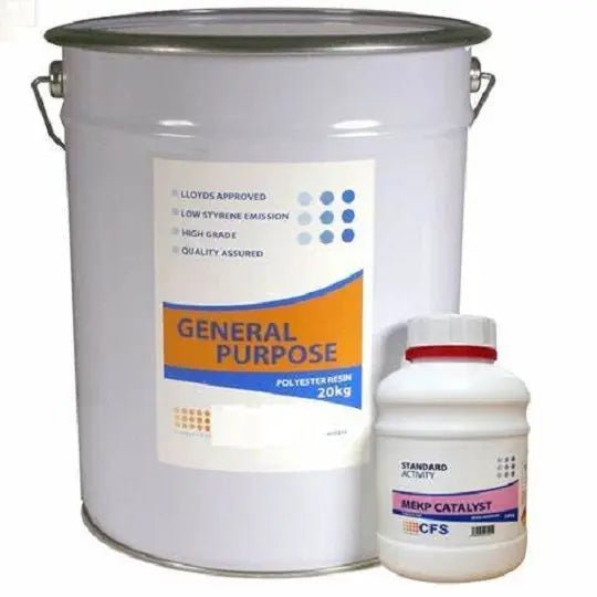 Lloyds Approved Marine Grade General Purpose Polyester Resin - Low Styrene Emission(FREE CATALYST) - Apex