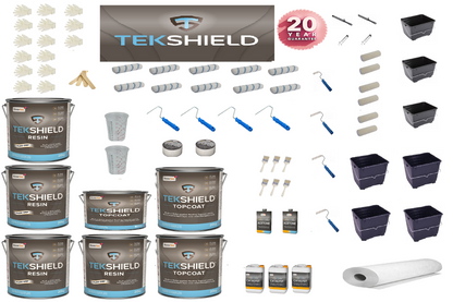 The simplicity of applying the Tekshield Roofing Kit, highlighting user-friendly features for efficient installation.