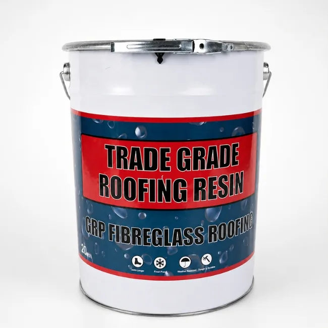 Trade Grade GRP Fibreglass Roofing Resin 20kg tin for flat roof applications