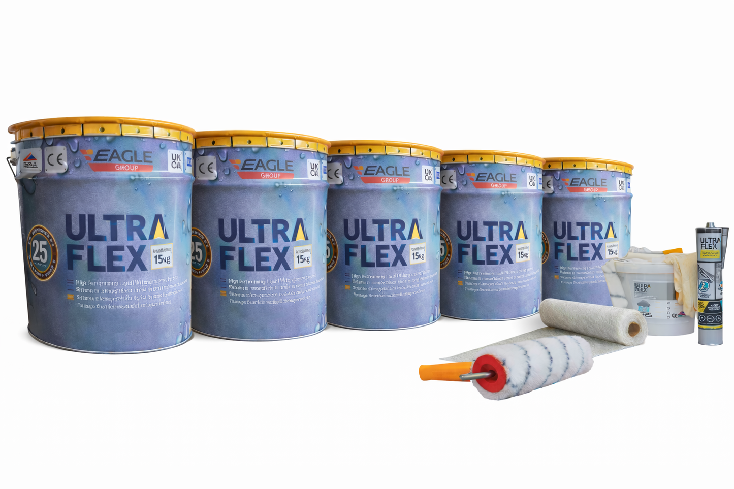 Ultra-Flex Grp kits - Can Be applied direct to Asphalt/Concrete and Metal without re-boarding (The Only kits available online).
