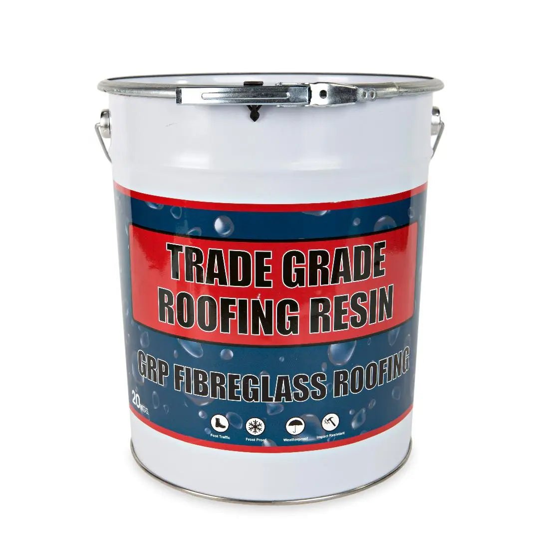 36 x 20kg Trade Grade GRP Roofing Resin – Blue, Bulk Buy - Apex
