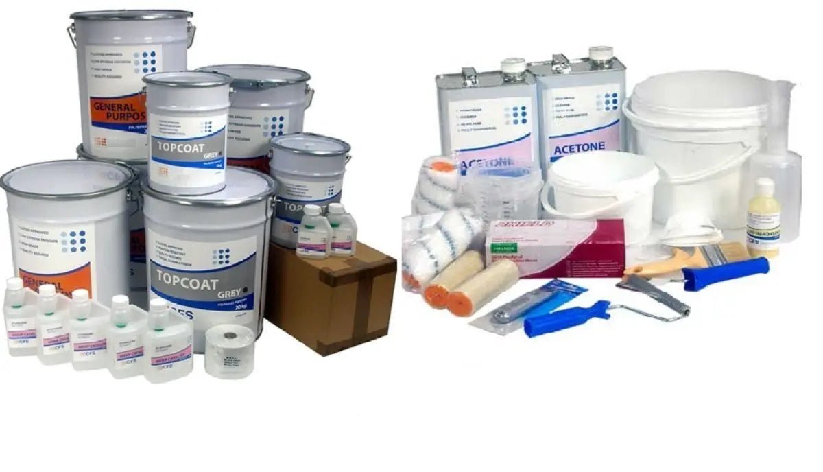 600grm GRP Fibreglass Roofing Kits with Dark Iron Grey Topcoat - Apex