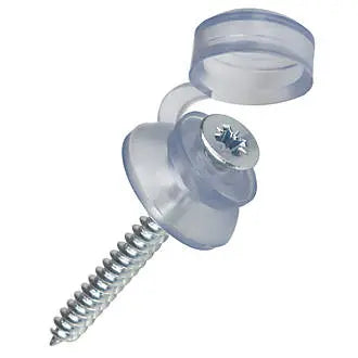 CORRAPOL POLYCARBONATE FIXINGS CLEAR 60 X 20MM 50 PACK Free Delivery Apex Fibreglass Roofing Supplies Ltd