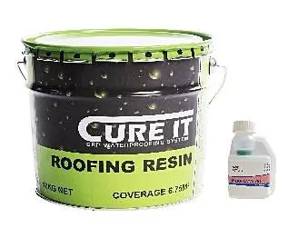 Cure-it Fire Retardant Topcoat 10kg(1 To 3 Day Delivery) Apex Fibreglass Roofing Supplies Ltd