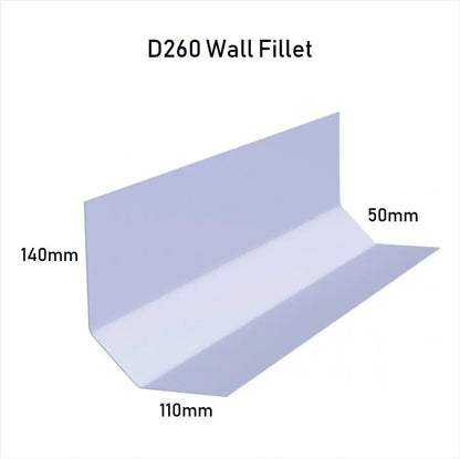 D260 Wall Flashing Trim( Quality Heavy Duty) Apex Fibre Glass Roofing Supplies