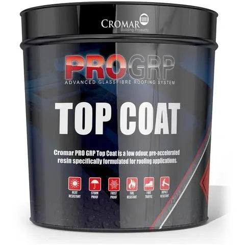 Pro 25 Fire Retardant Topcoat /Free Delivery /inc catalyst1kg  (2 to 4 day delivery ) Apex Fibreglass Roofing Supplies Ltd