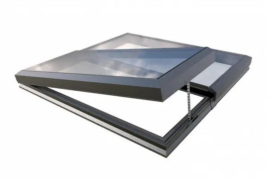 Modular linked glass rooflight (Glass Link) -                 2000 x 2000             - MDM-GL-BU200200PCD-X-FA Apex Fibre Glass Roofing Supplies