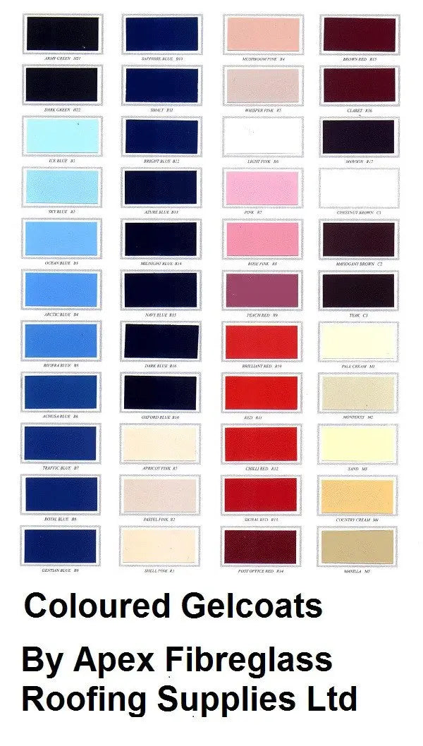 Coloured Gelcoats for Unique Roofing Finishes | Apex