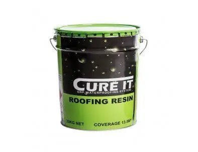 Cure It Roofing Resin 10kg and 20kg Free delivery on 2 or more Tins(Catalyst is extra over) - Apex