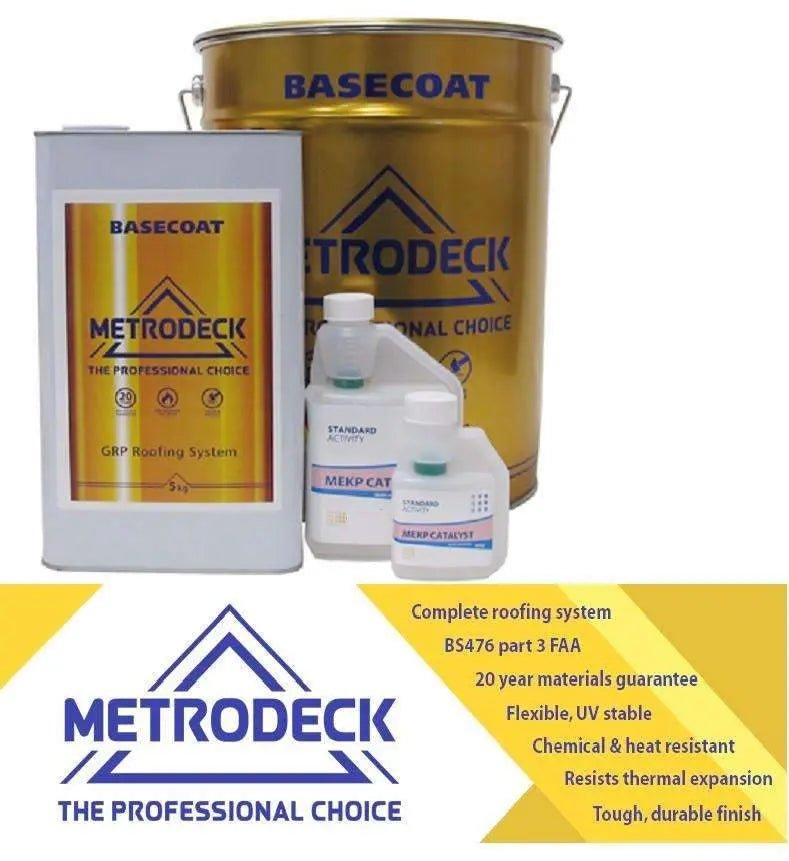 Metrodeck Fire Retardant Roofing Kits BS476 Part 3 FAA, The Top fire rated product Available . 450grm Matting - Apex