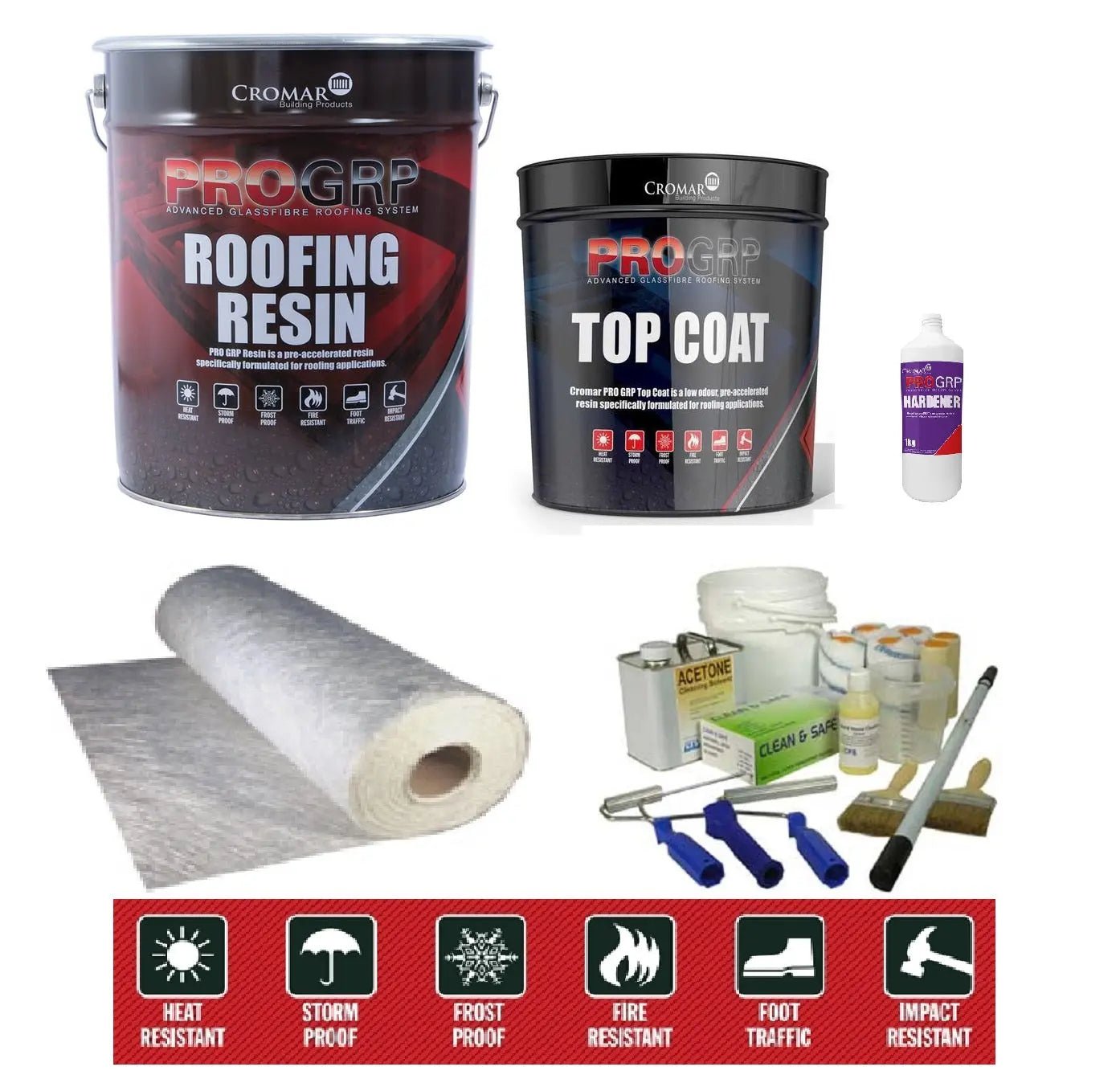Pro 25 GRP Fire Retardant Fibreglass Kits 450grm catalyst (Free Delivery) Cheapest Kits Online - Apex