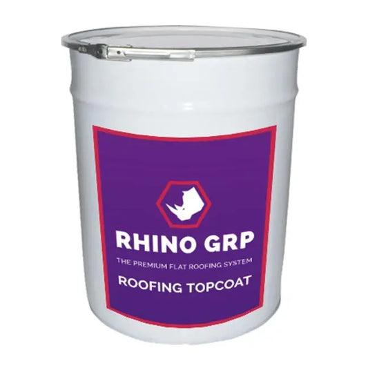 36 X 20KG of Rhino Roofing Topcoat per pallet Free delivery Apex Fibre Glass Roofing Supplies