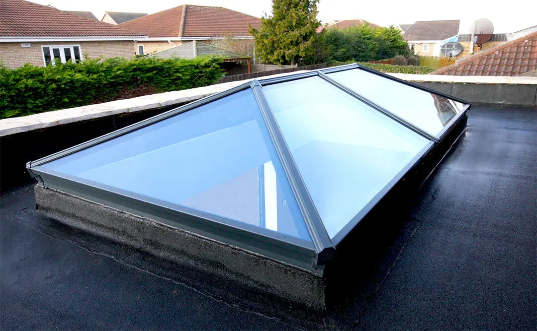 Aluminium Roof Lantern - Korniche Contemporary- Free Delivery UK MAINLAND Apex Fibreglass Roofing Supplies Ltd